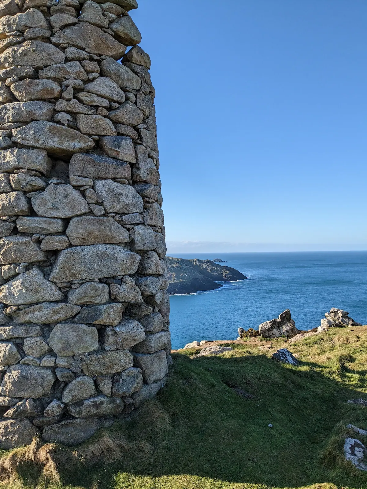 Rugged cliffs near Land's End and Botallack