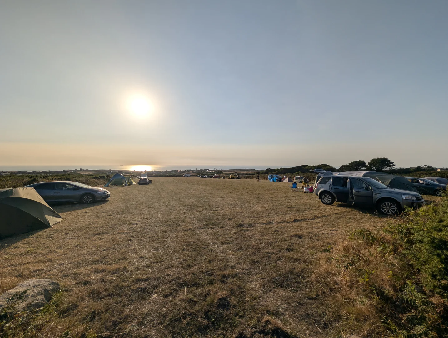 Sunny afternoon across the meadow
