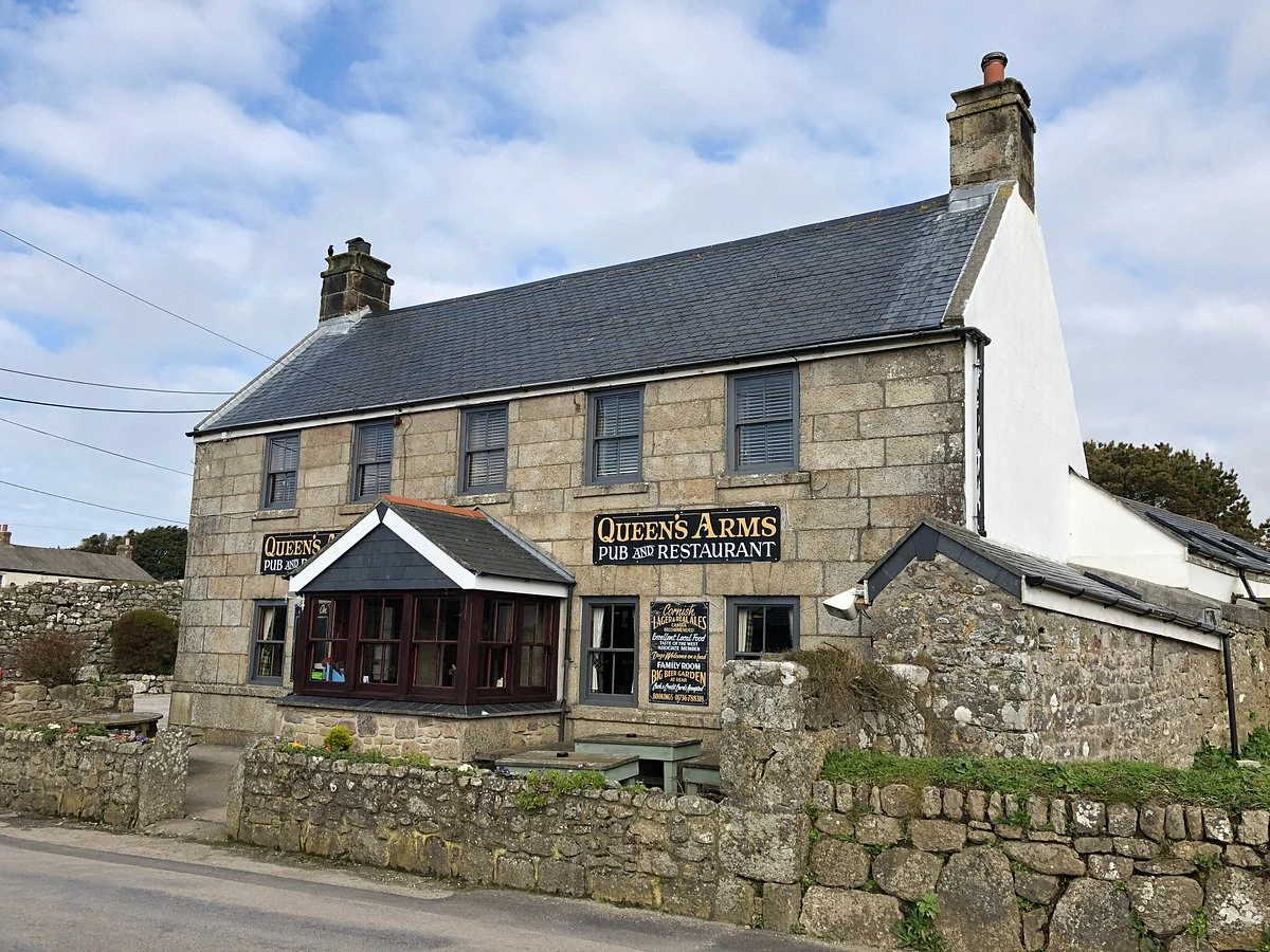 The Queen's Arms pub in Botallack